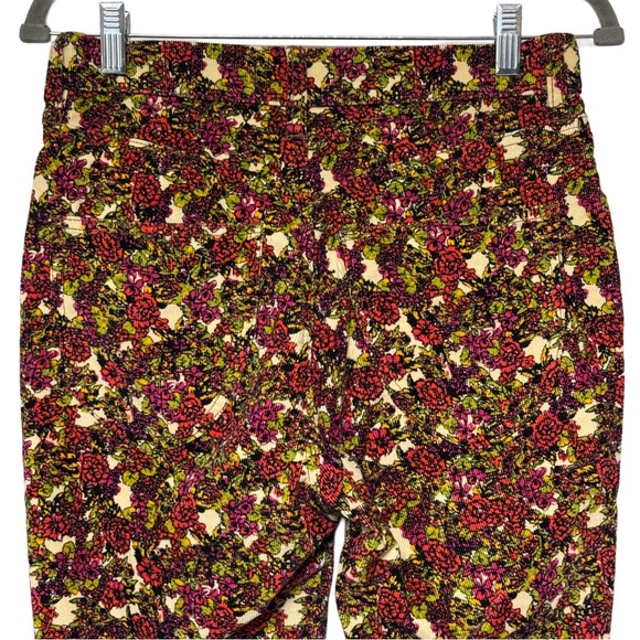 {Free People} "Sun Chaser Cord Printed Skinny Jeans" Stretch Corduroy Pants - Picture 5 of 7